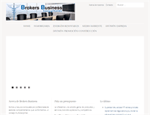 Tablet Screenshot of brokersbusinessconsultores.com